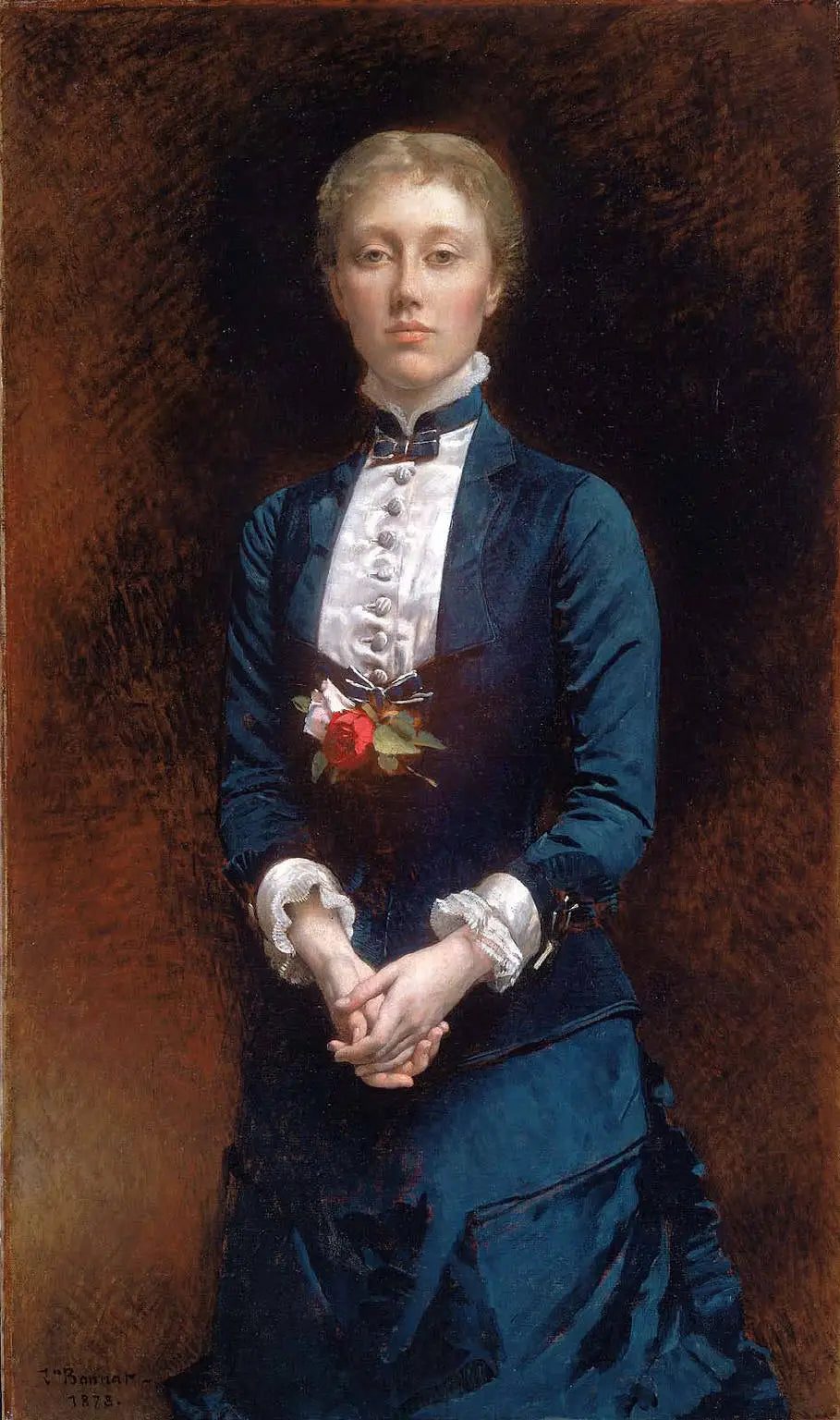 Mary Sears (plus tard Mme Francis Shaw) - Léon Bonnat image 1 reproduction réalisée par Alpha Reproduction
