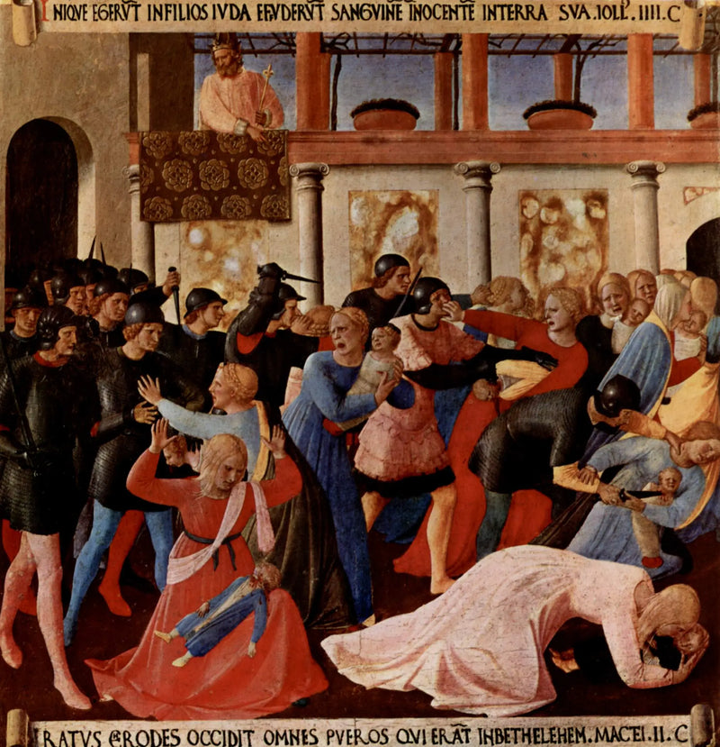 ベツレヘムの幼子殺し - フラ・アンジェリコ

Source:
Massacre des Innocents à Bethléem - Fra Angelico