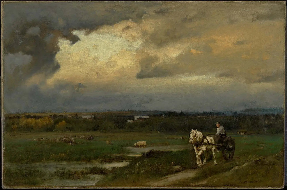 Matin brumeux - George Inness image 1 tableau peint à l’huile sur toile