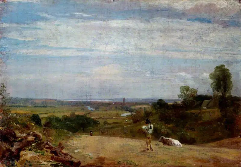 夏の朝：ラングハムからのデデム - ジョン・コンスタブル

Source:
Matin d'été : Dedham depuis Langham - John Constable