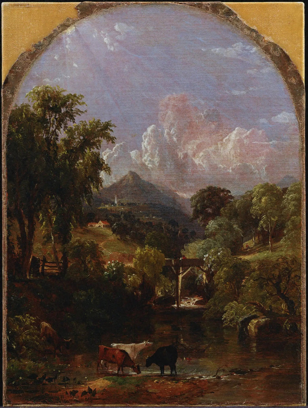 Matin - Jasper Francis Cropsey image 1 tableau peint à l’huile sur toile
