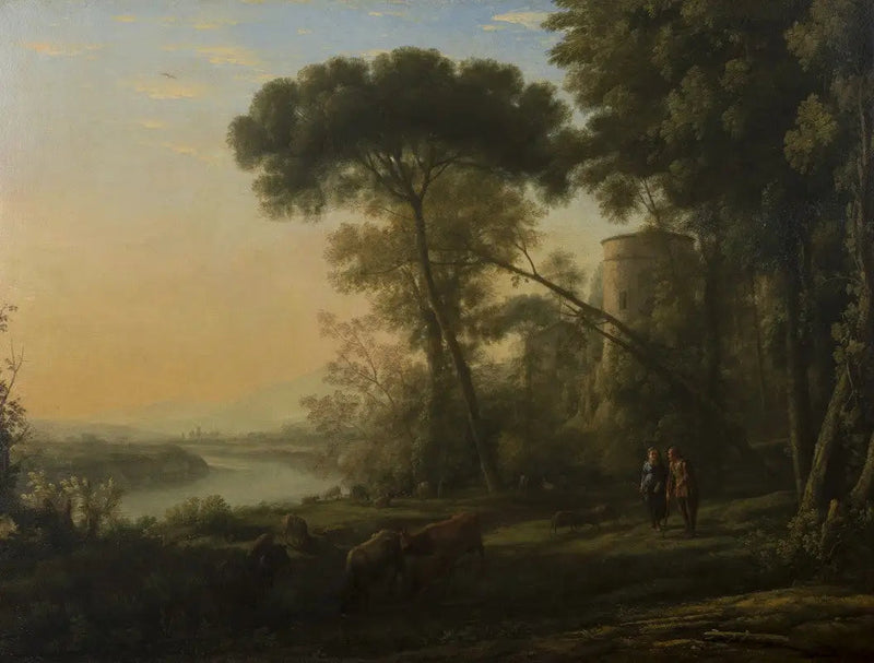 朝：森林の風景 - クロード・ロラン

Source:
Matin : Un paysage boisé - Claude Lorrain