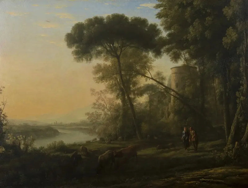 朝：森林の風景 - クロード・ロラン

Source:
Matin : Un paysage boisé - Claude Lorrain