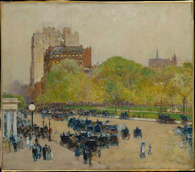 春の午後、街の中心で - チルド・ハッサム

Source:
Matinée de printemps au cœur de la ville - Childe Hassam