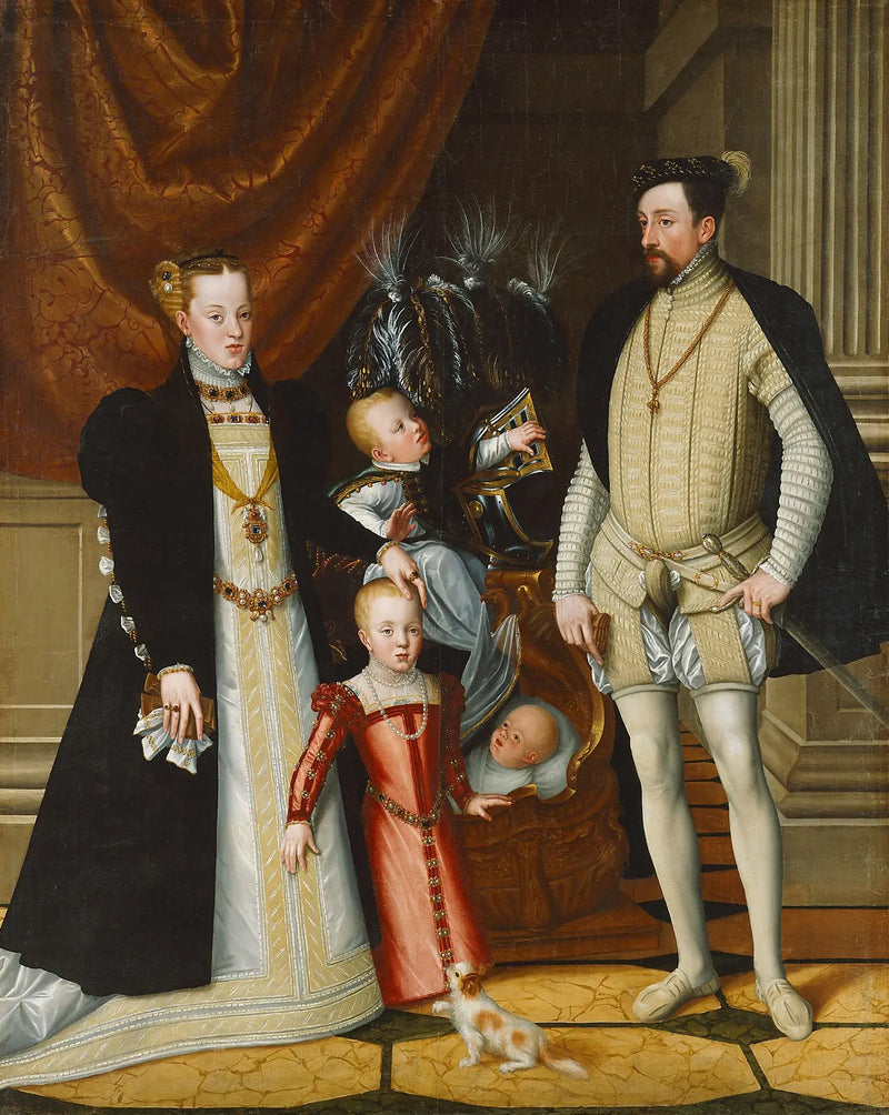 マクシミリアン2世、その妻と三人の子供たち - ジュゼッペ・アルチンボルド

Source:
Maximilian II, His Wife and Three Children - Giuseppe Arcimboldo