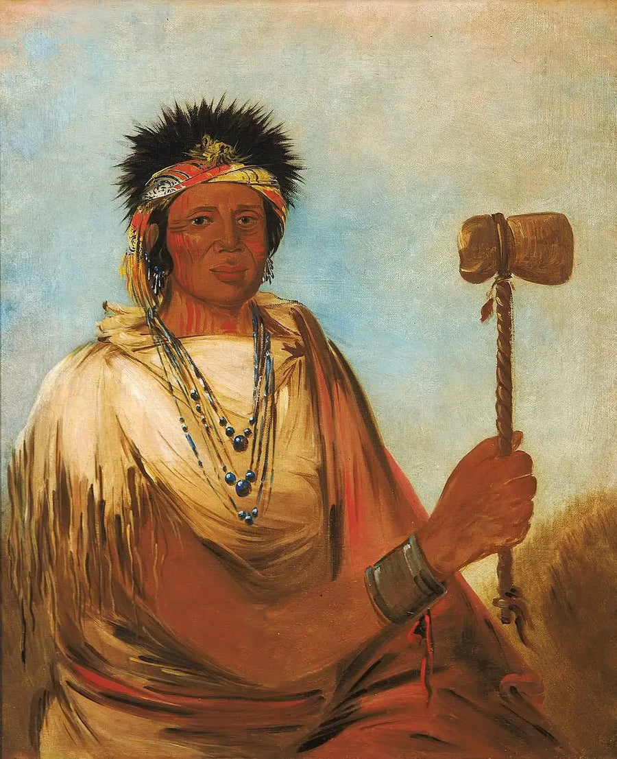 メンズォンセア、メイン・ゴーシュ、戦士 - ジョージ・キャトリン

Source:
Men-són-se-ah, main gauche, un guerrier - George Catlin