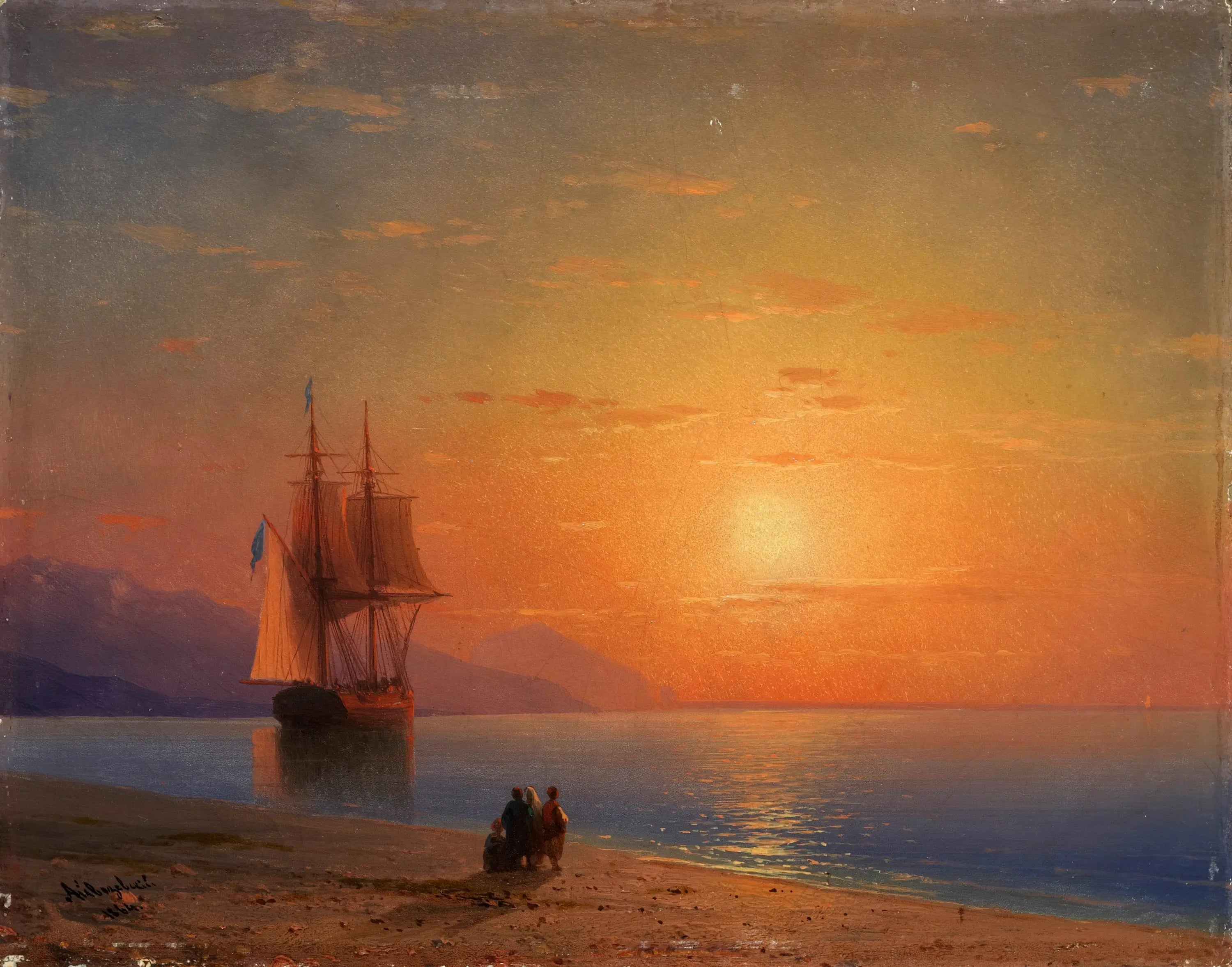 Mer - Ivan Aïvazovski image 1 tableau peint à l’huile sur toile