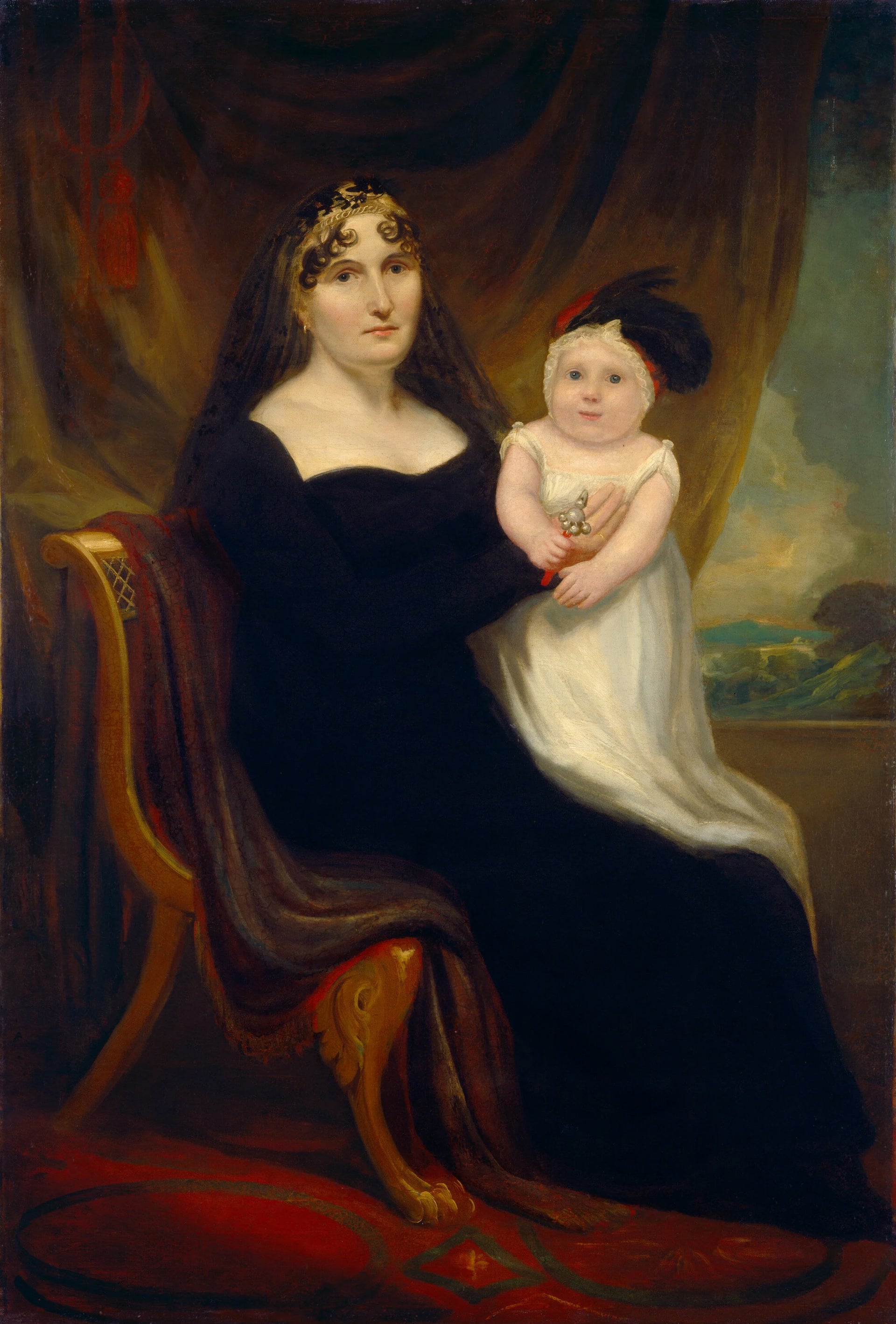 Mère et enfant - American 19th Century