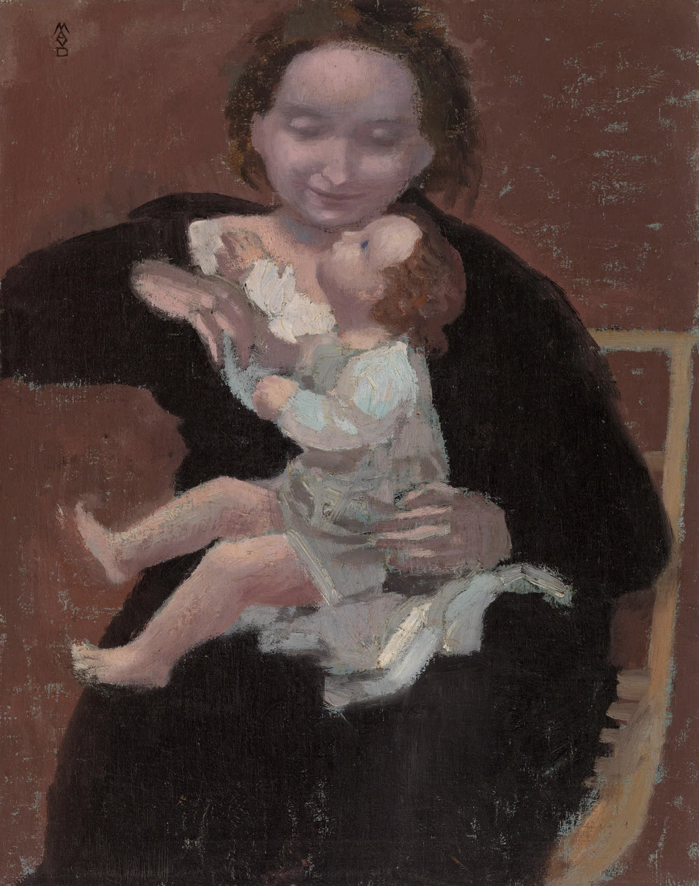 Mère et enfant - Maurice Denis image 1 reproduction de peinture à l’huile