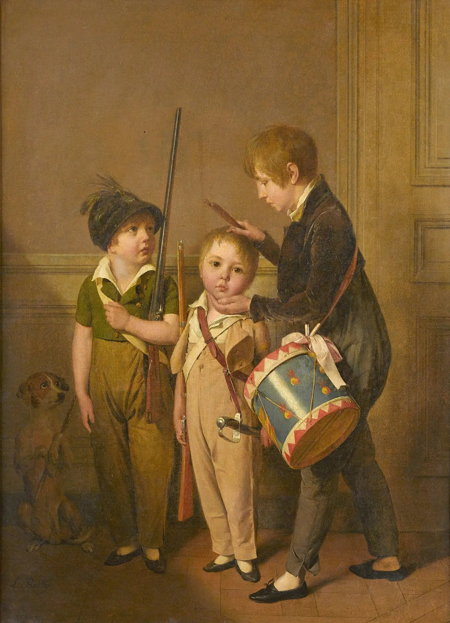 私の小さな兵士たち - ルイ＝レオポルド・ボイリー

Source:
Mes petits soldats - Louis-Léopold Boilly