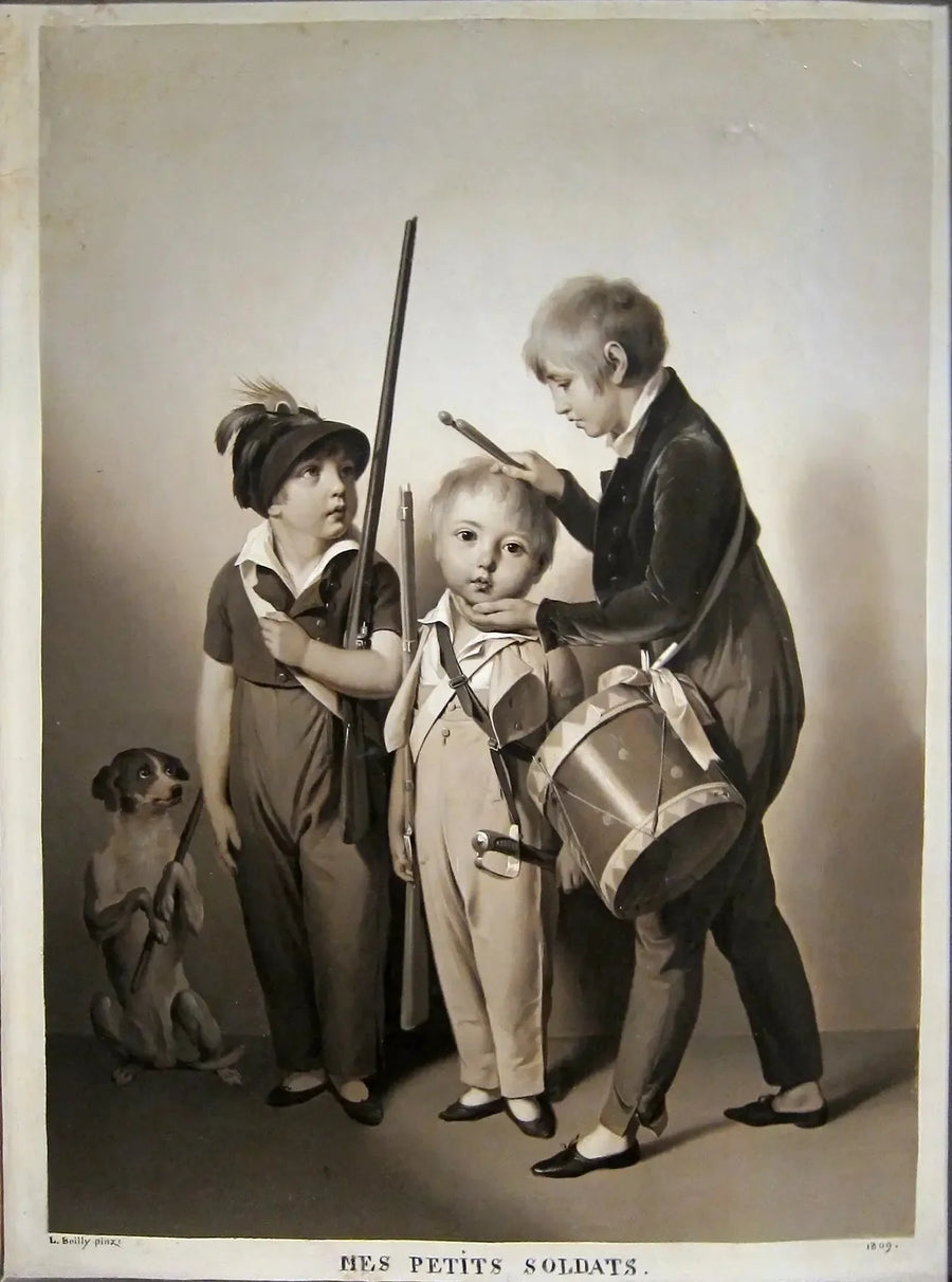 私の小さな兵士たち - ルイ＝レオポルド・ボイリー

Source:
Mes petits soldats - Louis-Léopold Boilly