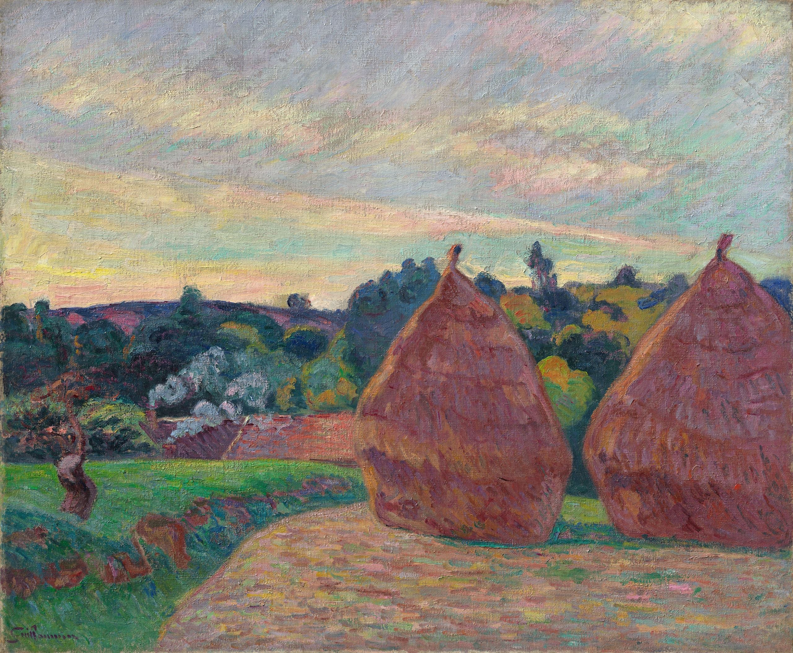 Meules à grains en Île-de-France - Armand Guillaumin - Alpha Reproduction