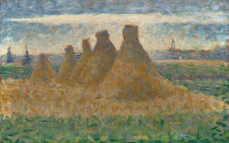干し草の山 - ジョルジュ・スーラ