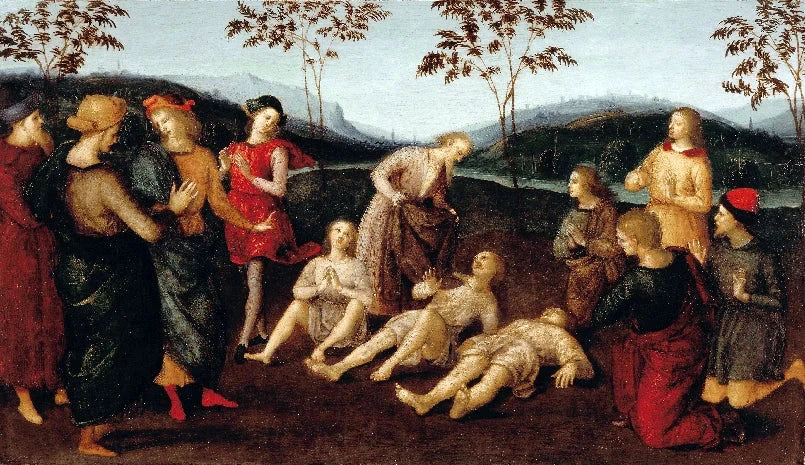 クレモナのエウセビオスの奇跡、1502-1503 年頃 - Raphaël