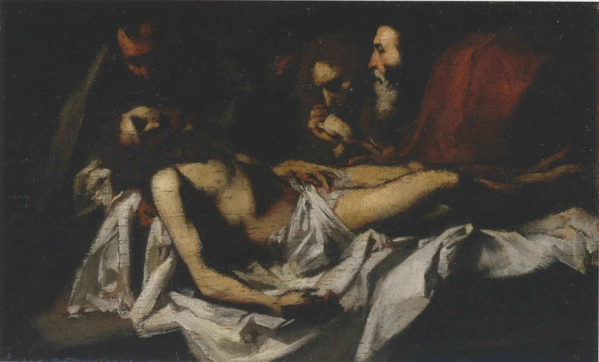 Mise au tombeau (d'après Ribera) - Édouard Manet image 1 reproduction d’œuvre d’art à l’huile
