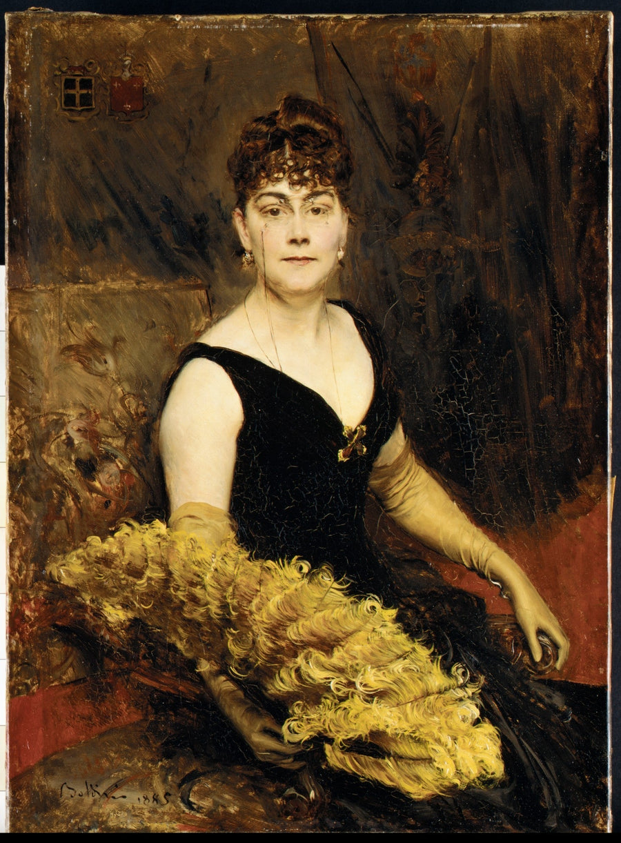 シャルル・ウォレン＝クラム夫人（エラ・ブルックス・カーター、1846年–1896年） - ジョバンニ・ボルディーニ