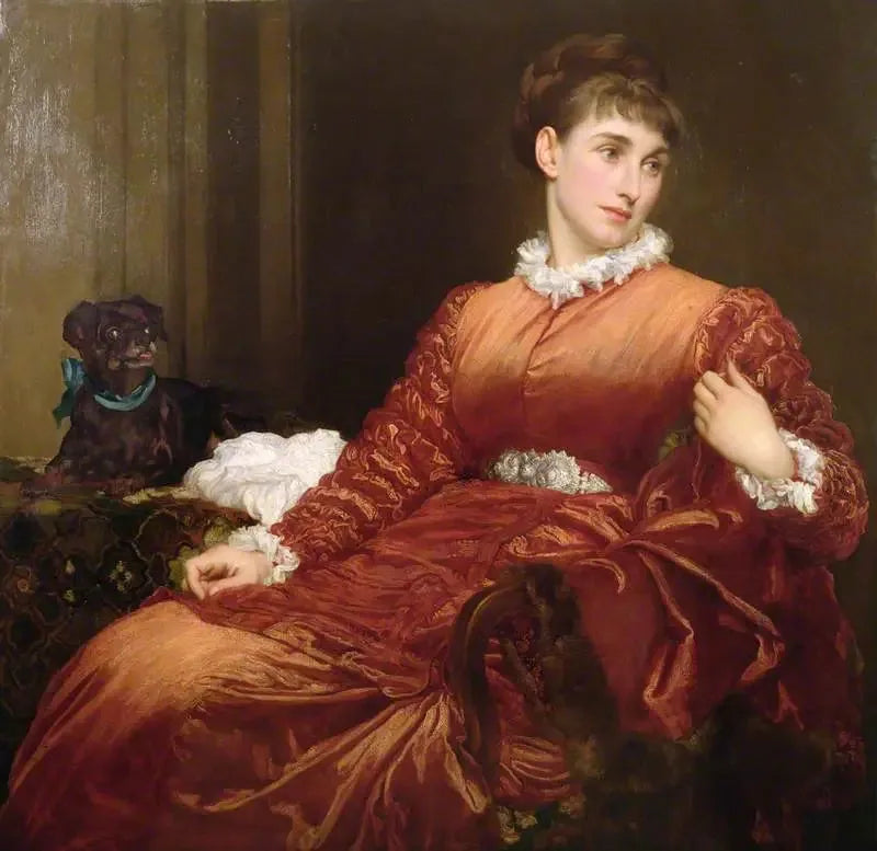 エヴァンス・ゴードン夫人、旧姓メイ・サルトリス - フレデリック・レイトン

Source:
Mme H. Evans Gordon, née May Sartoris - Frederic Leighton