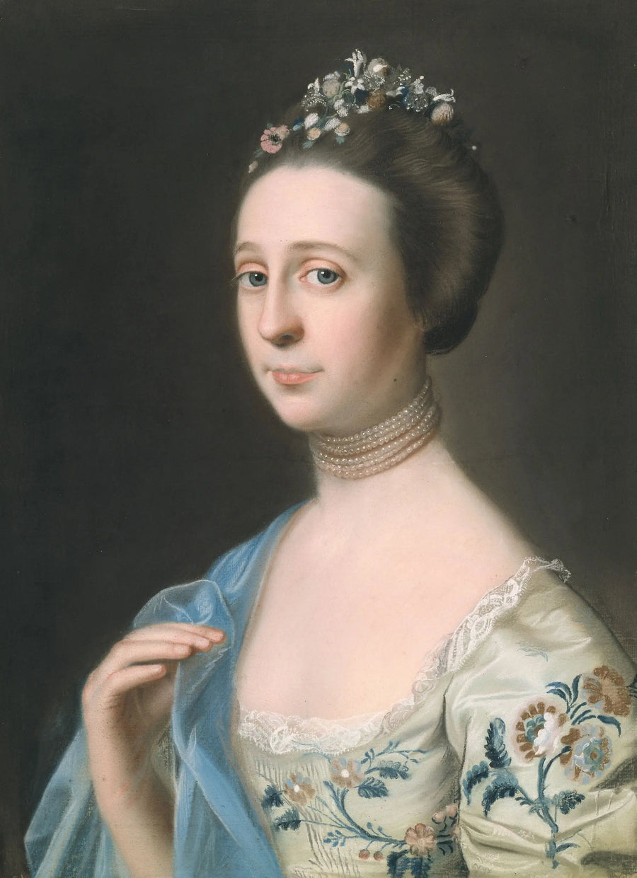 アンナ・バレット（アンナ・ヘンリー・ヒル）- ジョン・シングルトン・コープリー

Source:
Mme Henry Hill (Anna Barrett) - John Singleton Copley