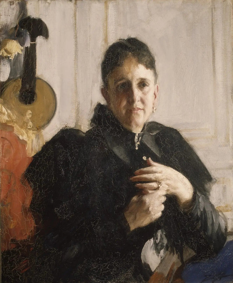 ジョン・クロフォード・ブラウン夫人（メアリー・エリザベス・アダムズ、1842年–1918年） - アンダース・ゾーン

Source:
Mme John Crosby Brown (Mary Elizabeth Adams, 1842–1918) - Anders Zorn