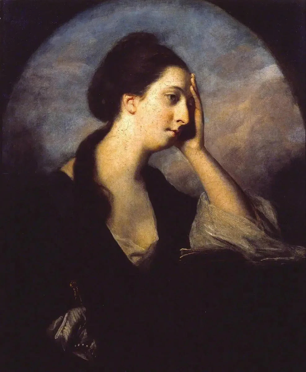 Mme Richard Cumberland - Joshua Reynolds image 1 reproduction de peinture à l’huile