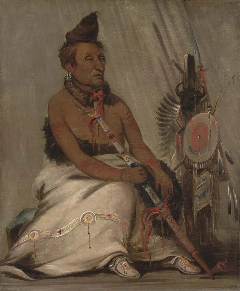 黒いモカシン、シェフ - ジョージ・キャトリン

Source:
Mocassin noir, Chef - George Catlin