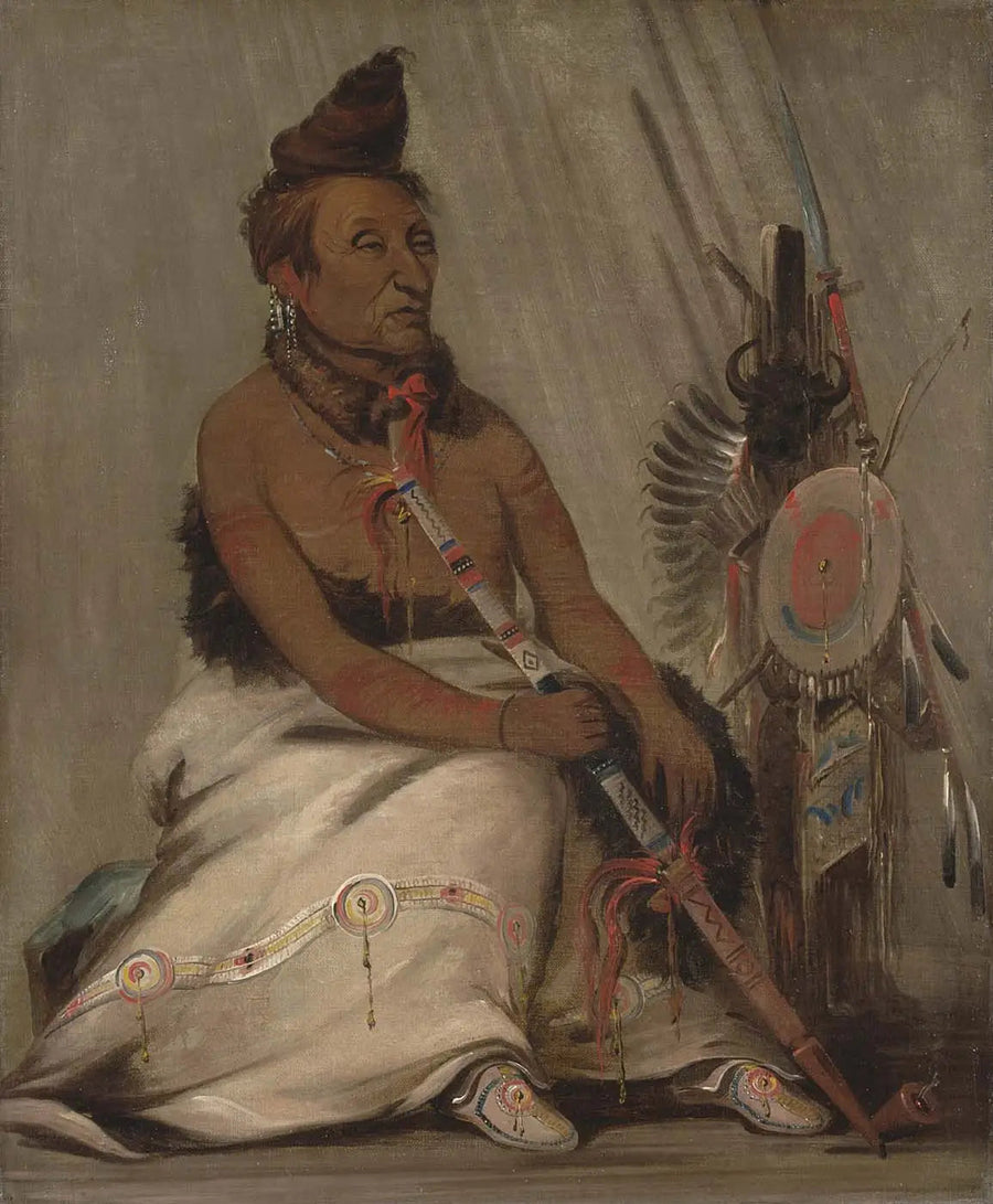 黒いモカシン、シェフ - ジョージ・キャトリン

Source:
Mocassin noir, Chef - George Catlin