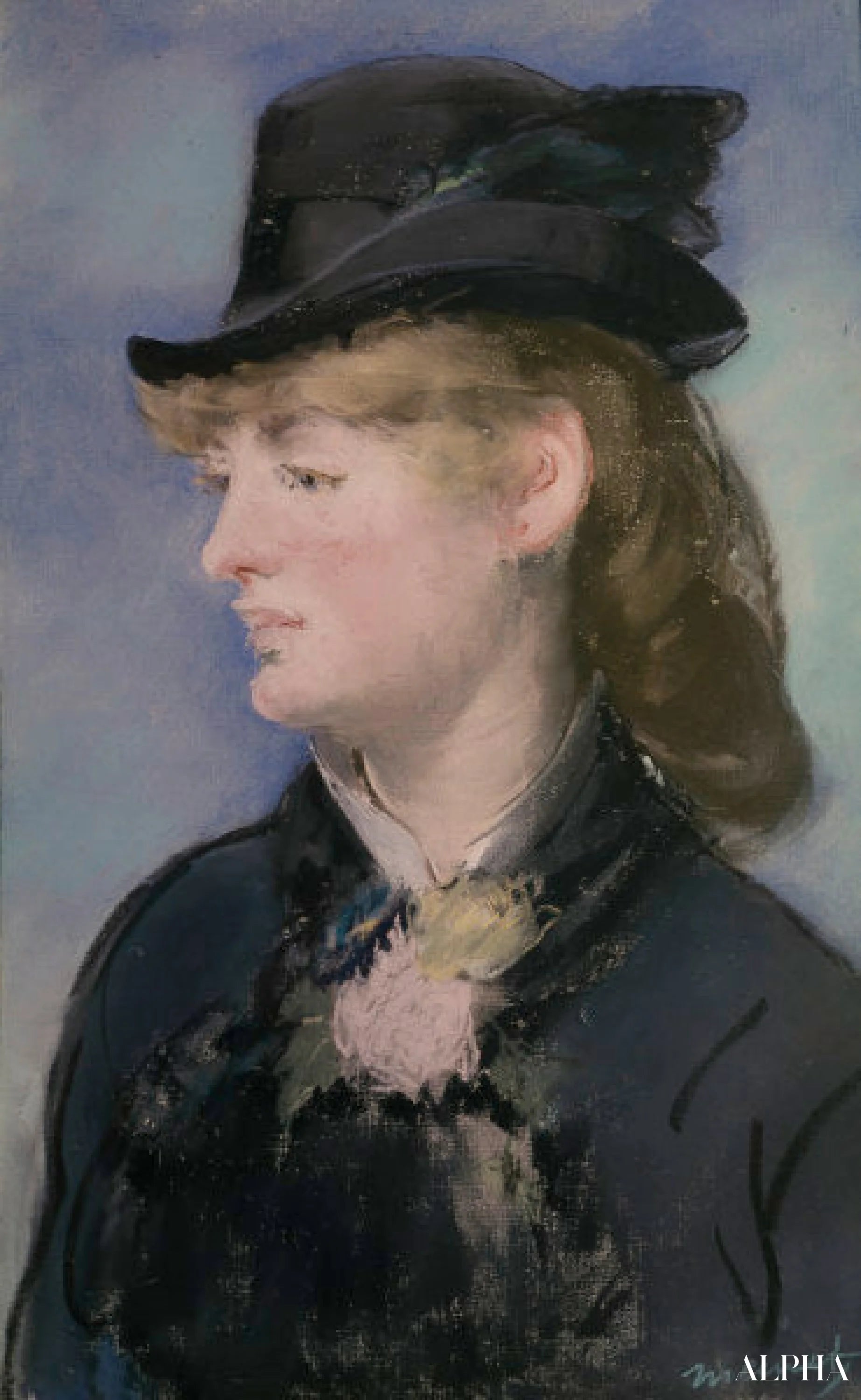 サービス婦人のモデル - エドゥアール・マネ - 高級絵画および絵画の複製