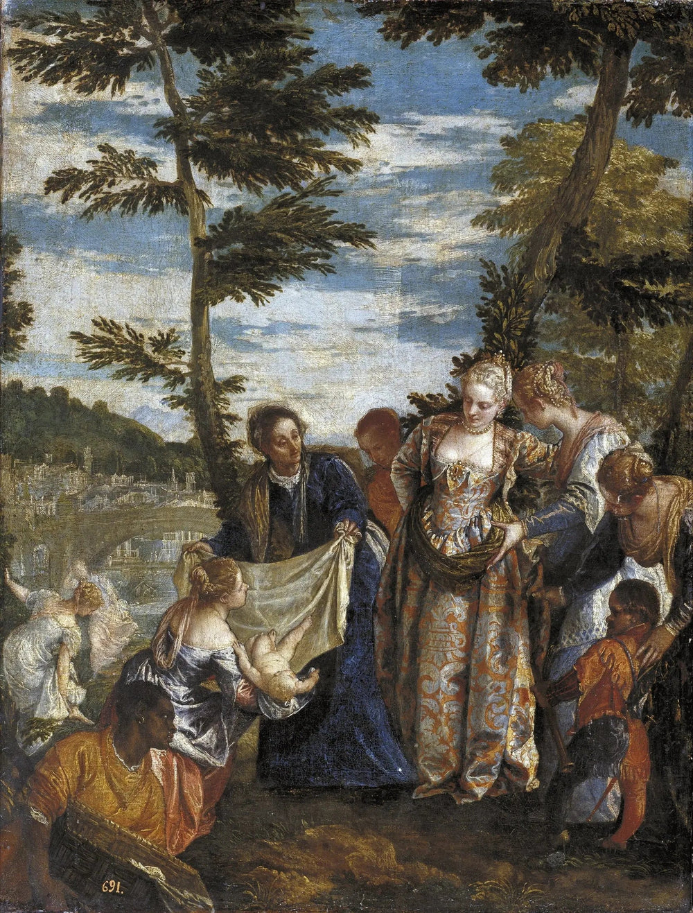 Moïse sauvé des eaux - Paul Véronèse image 1 reproduction réalisée par Alpha Reproduction