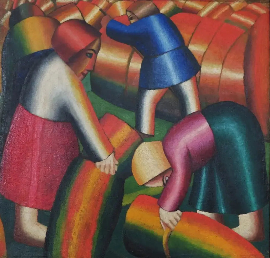 小麦収穫機/ライ麦収穫 II - カジミール・マレーヴィチ

Source:
Moissonneuses/Récolte de seigle II - Kazimir Malevich