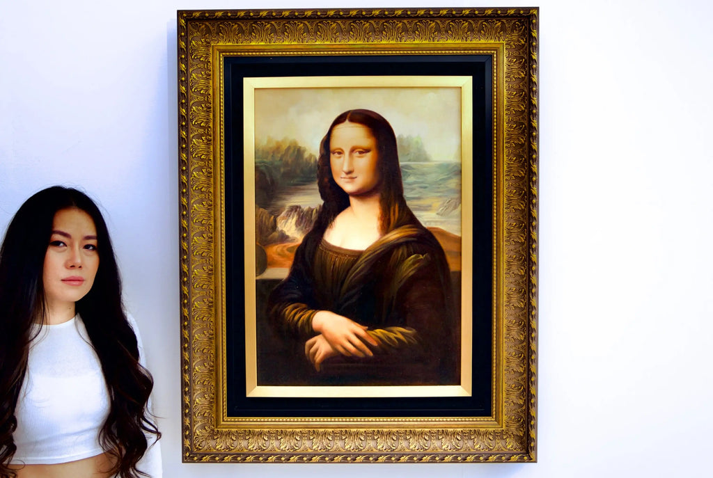 Mona Lisa - Alpha Reproduction | 45 X 65 cm image 2 reproduction d’œuvre d’art à l’huile