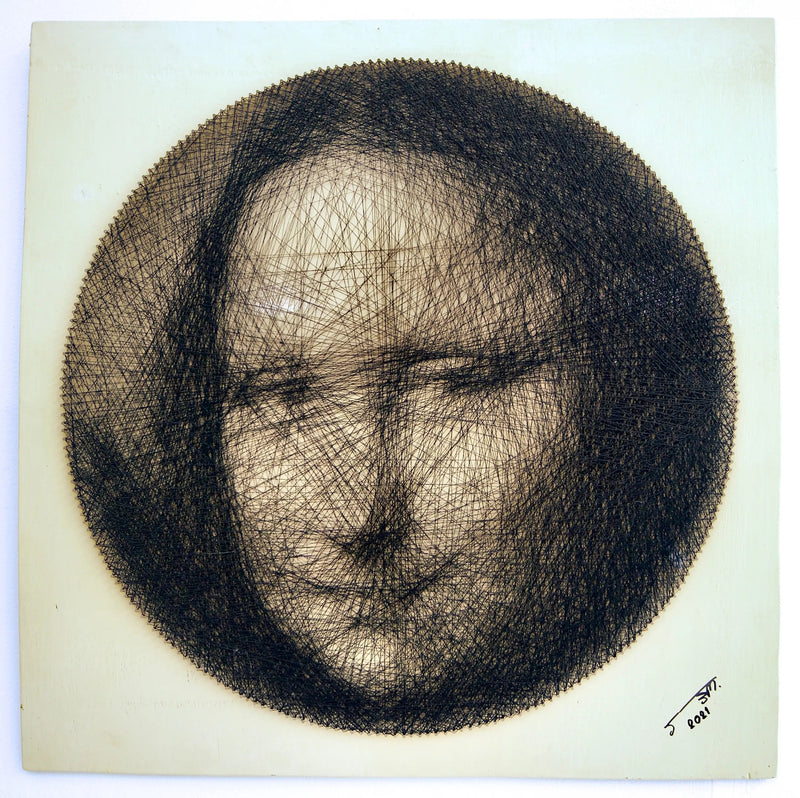 モナリザ ストリングアート | 60 x 60 センチメートル