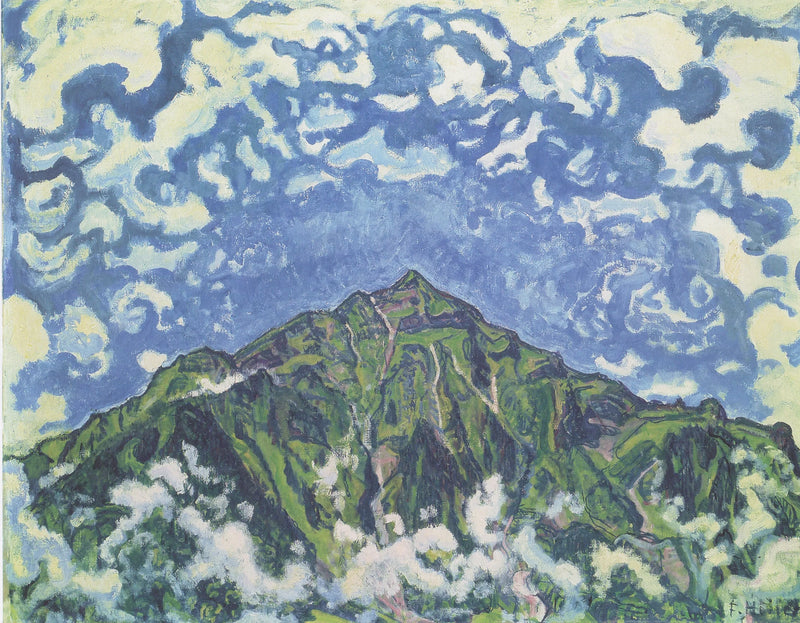 ハイストリッヒから見たニースェン山 - フェルディナンド・ホドラー