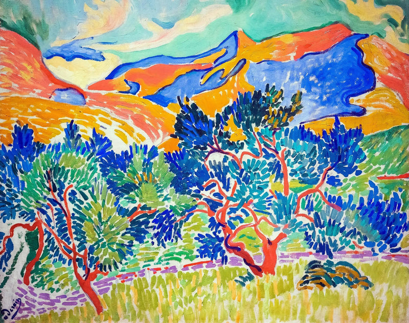 コリューールの山々 - アンドレ・ドラン

Source:
Montagnes à Collioure - André Derain