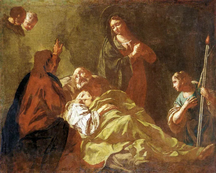 Mort de Joseph - Giovanni Battista Piazzetta image 1 reproduction de peinture à l’huile