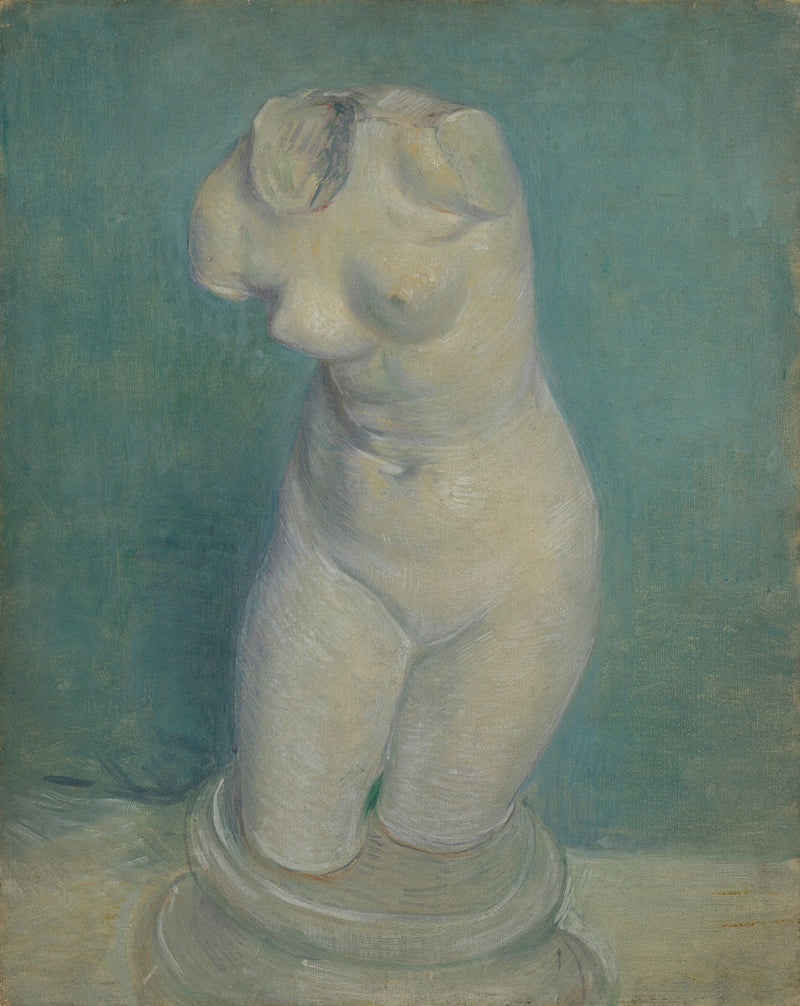 女性の胴体の石膏鋳造 - Vincent van Gogh