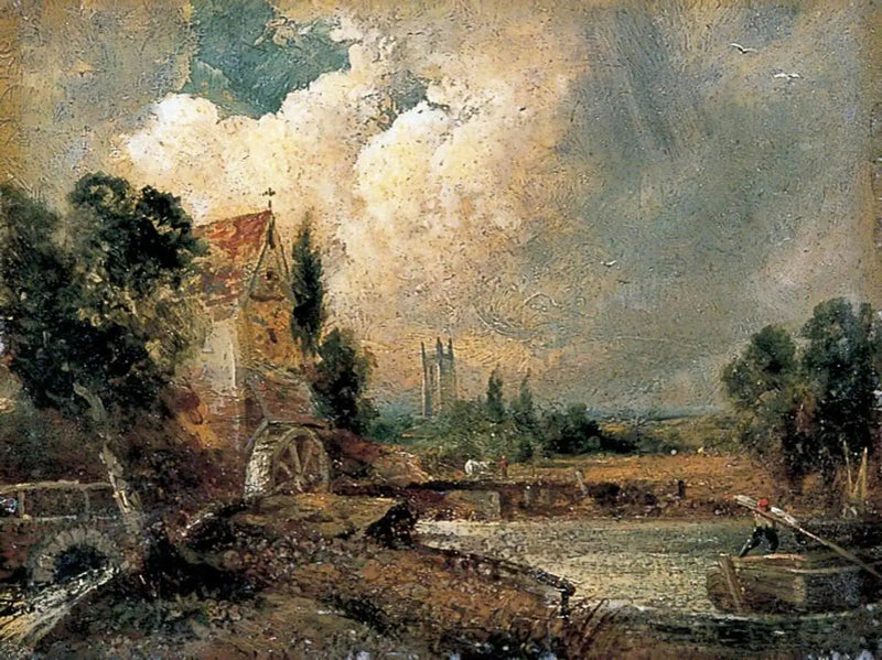 フラットフォード、ケントの水車 - ジョン・コンスタブル

Source:
Moulin à eau à Flatford, Kent - John Constable