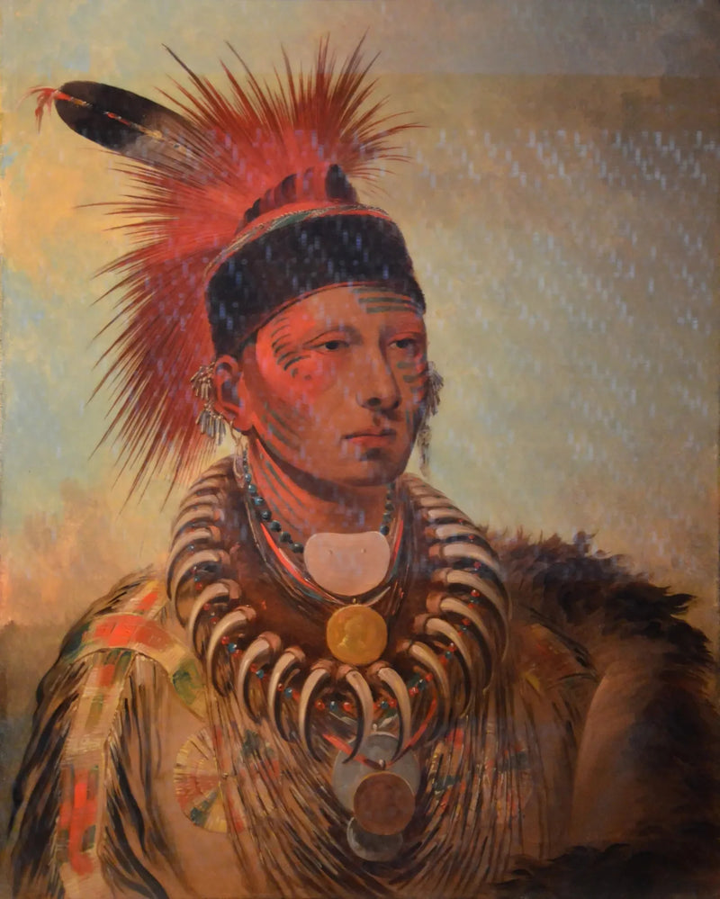 ムフシェカワ（白い雲） - ジョージ・キャトリン

Source:
Mu-hu-she-kaw (Le nuage blanc) - George Catlin