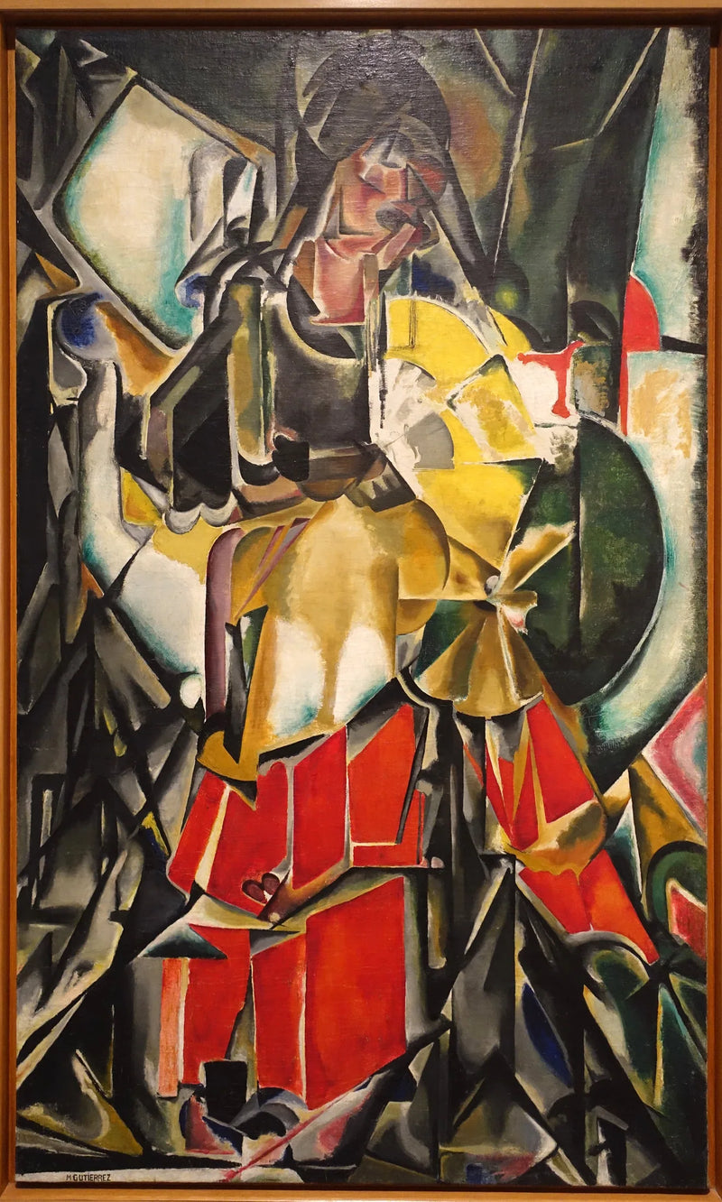 Mujer con abanico (Femme avec un éventail) - María Blanchard