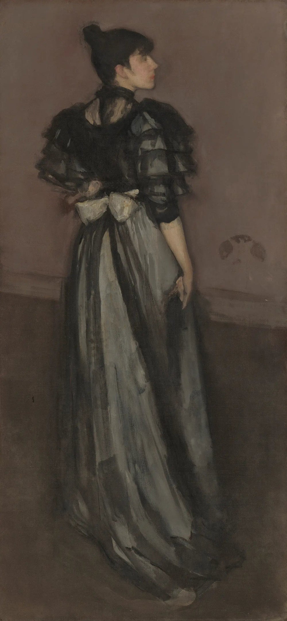 Nacre et argent : l'Andalouse - James Abbott McNeill Whistler image 1 reproduction d’œuvre d’art à l’huile