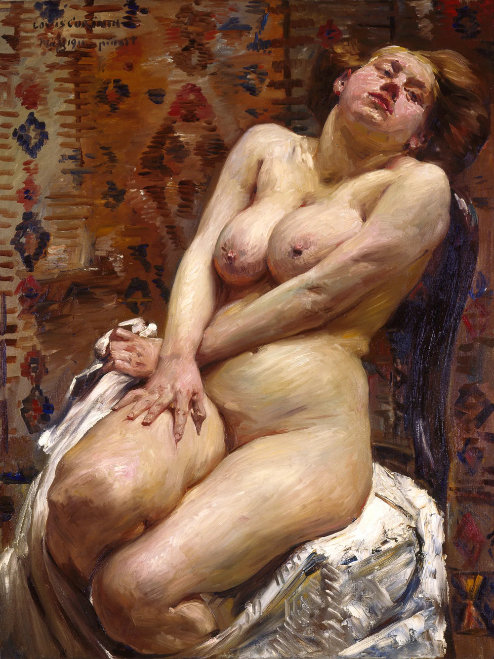 Nana, nu féminin - Lovis Corinth image 1 reproduction artisanale de tableau