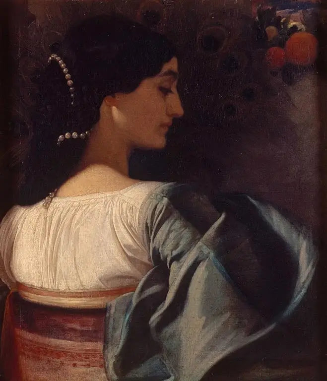 ナナ（パヴォニア） - フレデリック・レイトン

Source:
Nanna (Pavonia) - Frederic Leighton