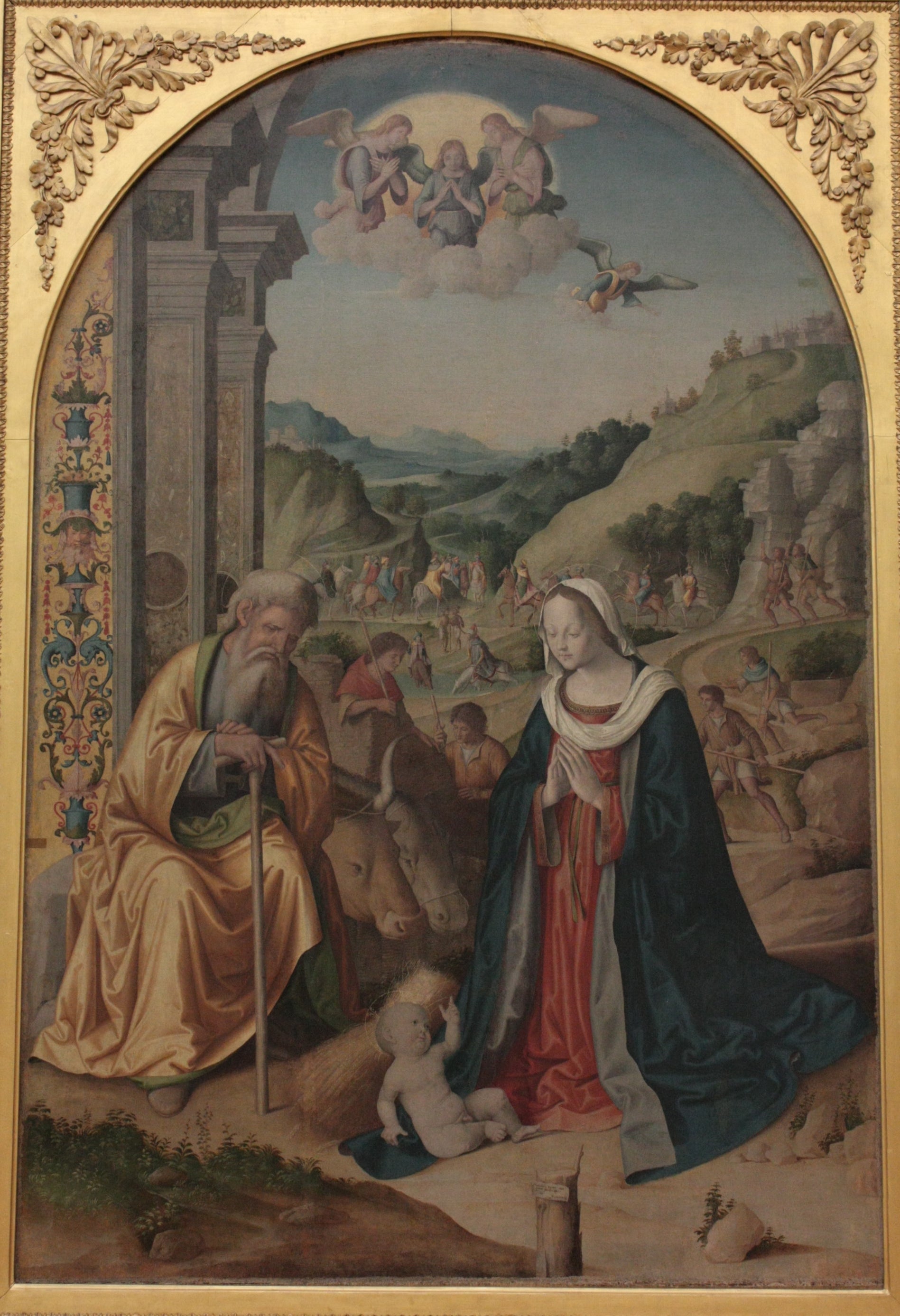 Nativité - Marco Palmezzano image 1 reproduction d’œuvre d’art à l’huile