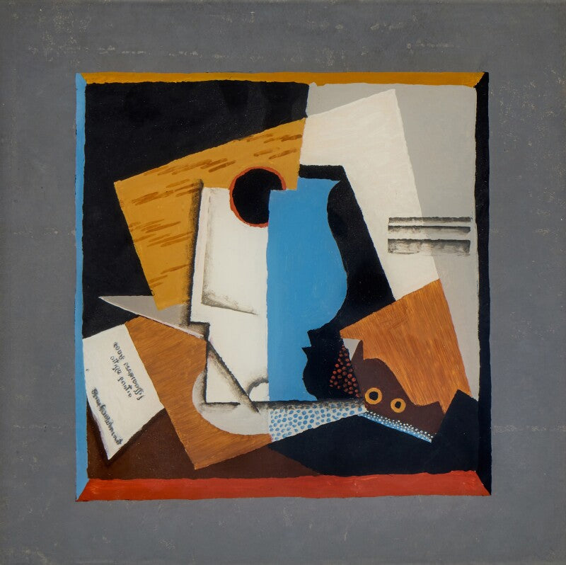 Nature morte à l'enveloppe - Louis Marcoussis image 1 reproduction réalisée par Alpha Reproduction
