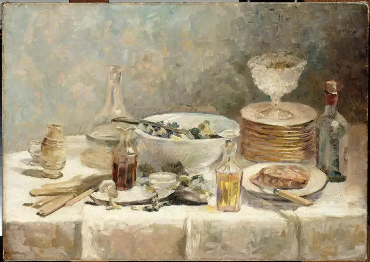 サラダの静物画 - エドゥアール・ヴィヤール