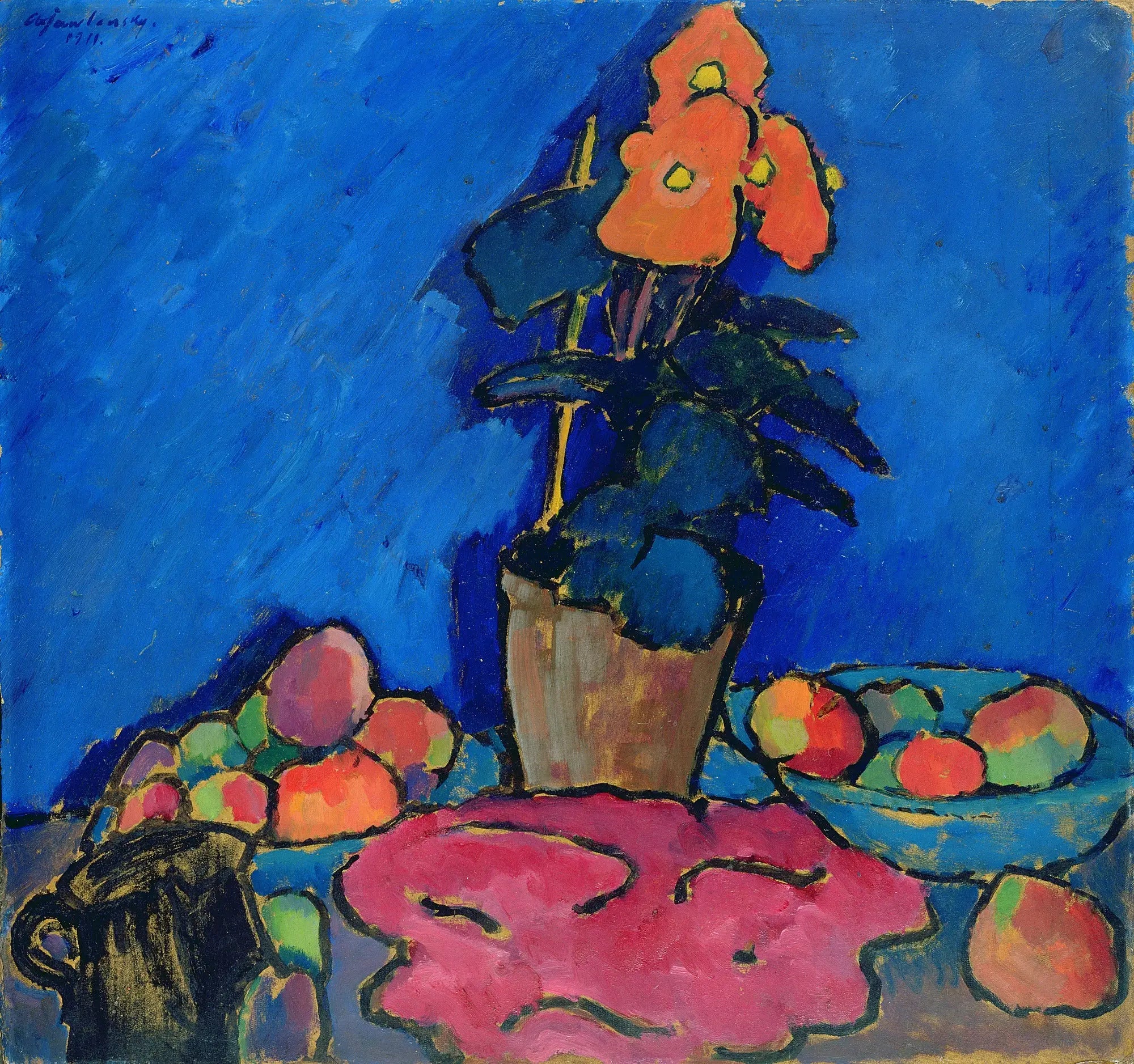 Nature morte au bégonia - Alexej von Jawlensky - Alpha Reproduction