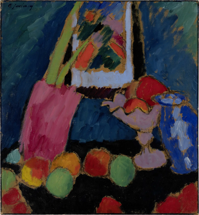紫のボウルの静物画 - アレクセイ・フォン・ヤウレンスキー

Source:
Nature morte au bol violet - Alexej von Jawlensky