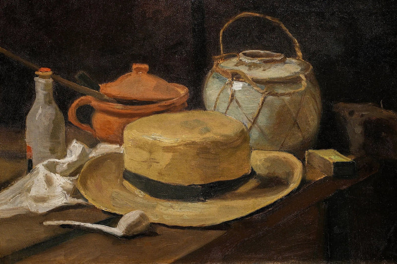 麦わら帽子の静物 - Vincent van Gogh