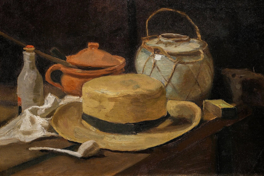 麦わら帽子の静物 - Vincent van Gogh