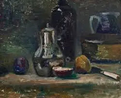 Reproduction du tableau « Nature morte au pichet - Henri Matisse » par Alpha Reproduction en peinture à l’huile