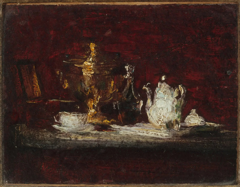 サモワールを持つ静物画 - アンリ・ファンタン＝ラトゥール

Source:
Nature morte au samovar - Henri Fantin-Latour
